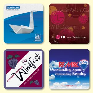 Custom Vynex® Heavy Duty 3.6"x3.6"x1/16" Drink Coaster