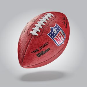 Custom Wilson The Duke Nfl Leather Game Football