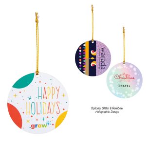 Custom Wood Ornament - Circle