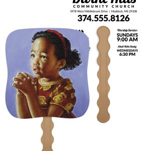 Custom Skinner & Kennedy™ Heavenly Prayer - Pictorial Fan