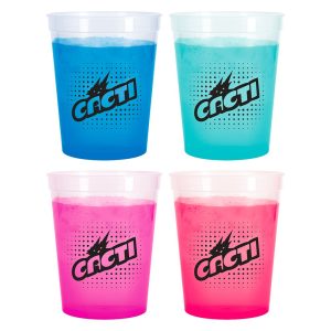 Custom 16 oz Color Changing Stadium Cup