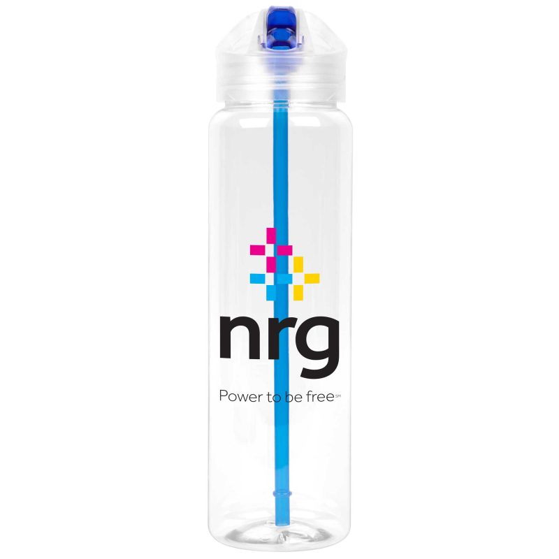 Custom 32 Oz. Recyclable Sports Bottle w/Flip-Up Lid - 6