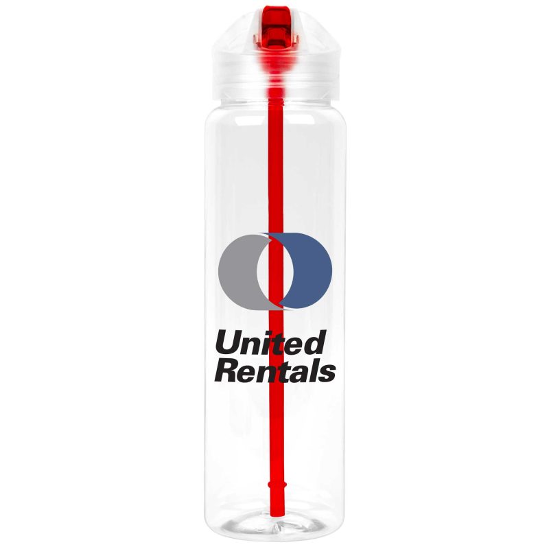 Custom 32 Oz. Recyclable Sports Bottle w/Flip-Up Lid - 7
