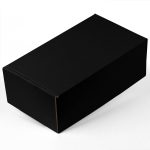 Custom Black Corrugated Medium Box - 1