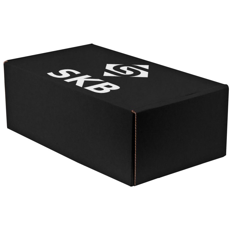 Custom Black Corrugated Medium Box - 2