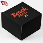 Custom Black Corrugated Small Box