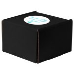 Custom Black Corrugated Small Box - 2
