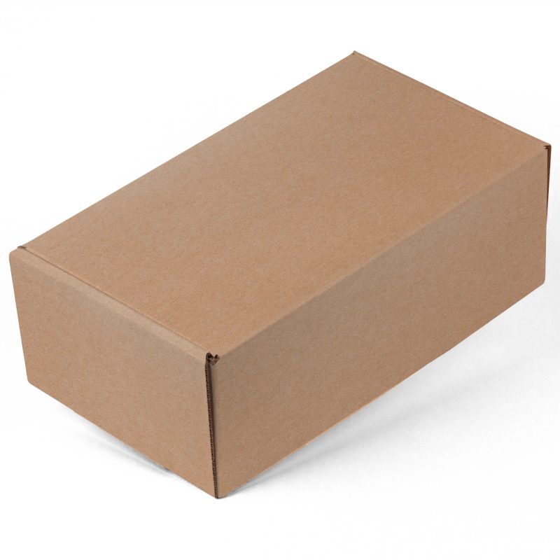 Custom Brown Corrugated Medium Box - 1