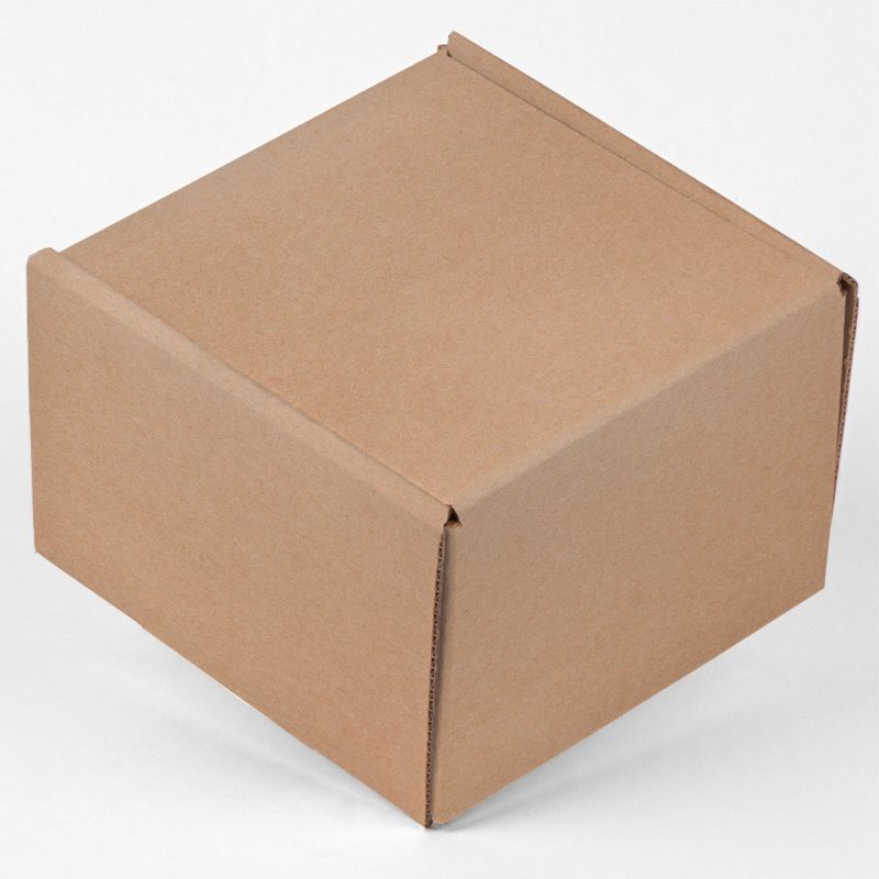 Custom Brown Corrugated Small Box - 1