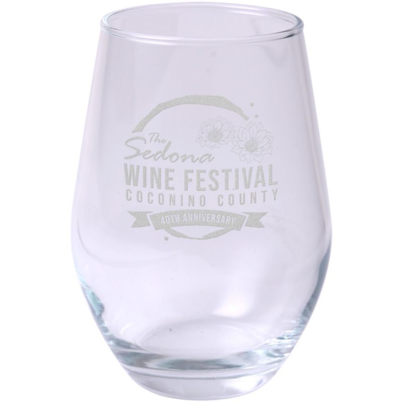 Custom Etched Stemless Wine Glass 11.5 Oz