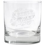 Custom Etched Whiskey Glass 10.5 Oz