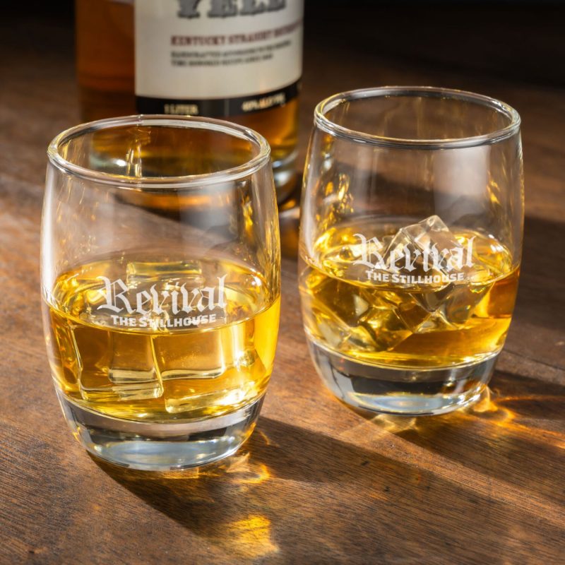 Custom Etched Whiskey Glass 6 Oz - 3