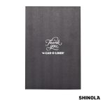 Custom Shinola® HardCover Journal/Clicker Pen Gift Set - (M) - 1