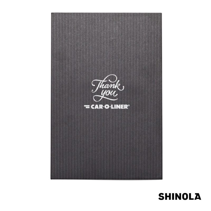 Custom Shinola® HardCover Journal/Clicker Pen Gift Set - (M) - 1