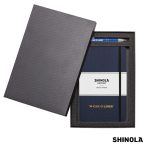 Custom Shinola® HardCover Journal/Clicker Pen Gift Set - (M) - 5