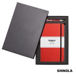 Custom Shinola® HardCover Journal/Clicker Pen Gift Set - (M) - 9