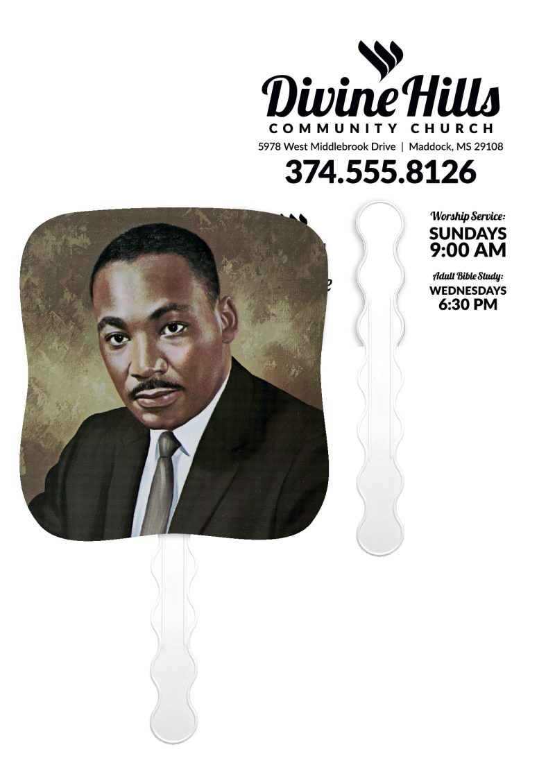 Skinner-Kennedy™-Dr-Martin-Luther-King-Jr-Pictorial-Fan-2638 Custom Skinner & Kennedy™ Dr. Martin Luther King