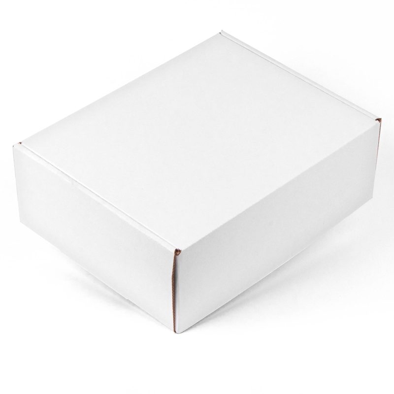 Custom White Corrugated Large Box - 1