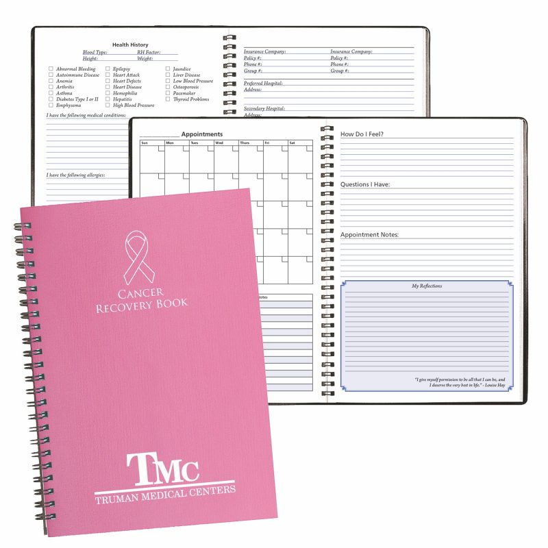 Cancer-Recovery-Book-7-x-10-CRB-64W Custom Cancer Recovery Book 7" x 10"