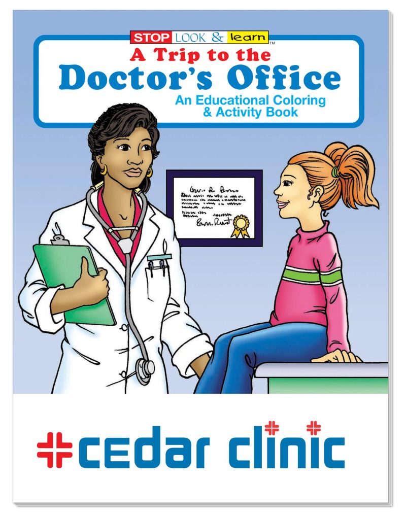 Custom Coloring Book: A Trip to the Doctor's Office