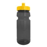 Custom Cycle 24oz Recycled Transparent Bike Bottle w/Push-Pull Lid - 1