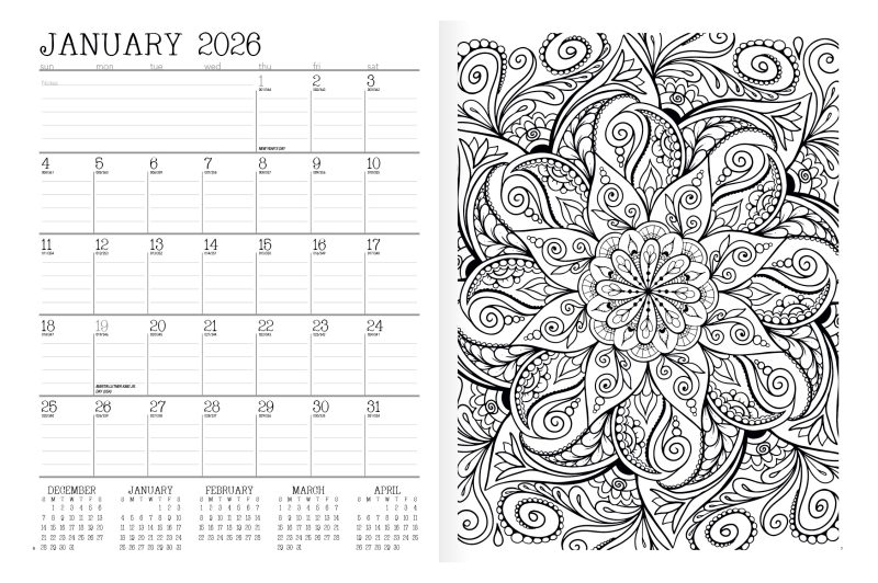 Custom Good Value™ Adult Coloring Book Planner - 2