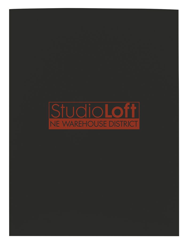 Custom Good Value™ Gloss Paper Folder - 2