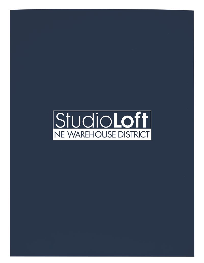 Custom Good Value™ Gloss Paper Folder - 4