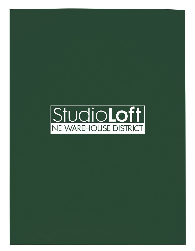 Custom Good Value™ Gloss Paper Folder - 5