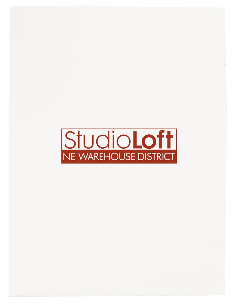 Custom Good Value™ Gloss Paper Folder - 9