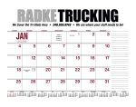 Custom HotLine® Products 13-Month Desk Pad Calendar - 3