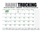 Custom HotLine® Products 13-Month Desk Pad Calendar - 5