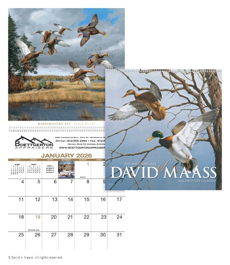 Custom HotLine® Products David Maass Executive Calendar