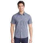 Custom Men's UNTUCKit Petrus Wrinkle-Free Short Sleeve Button Up Shirt
