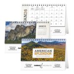 Custom Triumph® Calendars American Splendor Desk Calendar