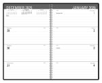 Custom Triumph® Calendars Classic Weekly Desk Planner - 1