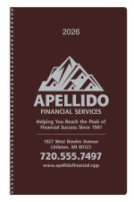 Custom Triumph® Calendars Classic Weekly Desk Planner - 4