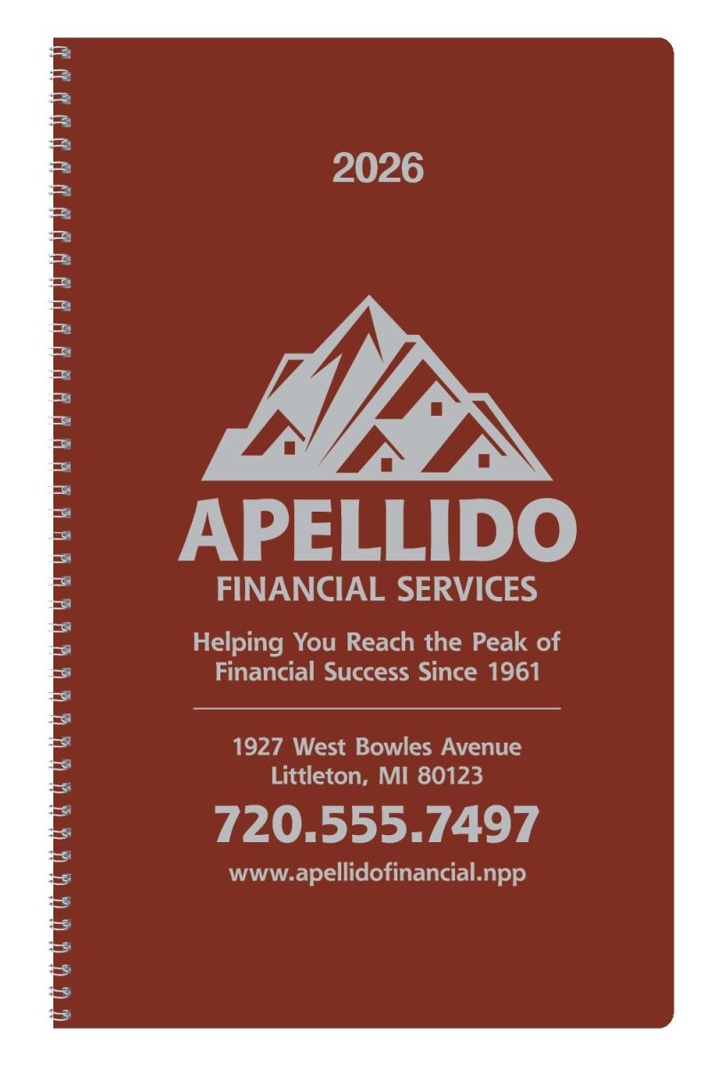 Custom Triumph® Calendars Classic Weekly Desk Planner - 6