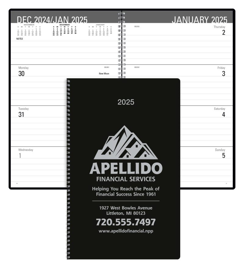 Custom Triumph® Calendars Classic Weekly Desk Planner - 7