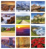 Custom Triumph® Calendars Decorator Memo (White) Calendar - 1