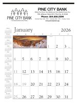Custom Triumph® Calendars Decorator Memo (White) Calendar