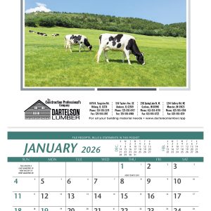 Custom Triumph® Calendars Farm Pocket Calendar