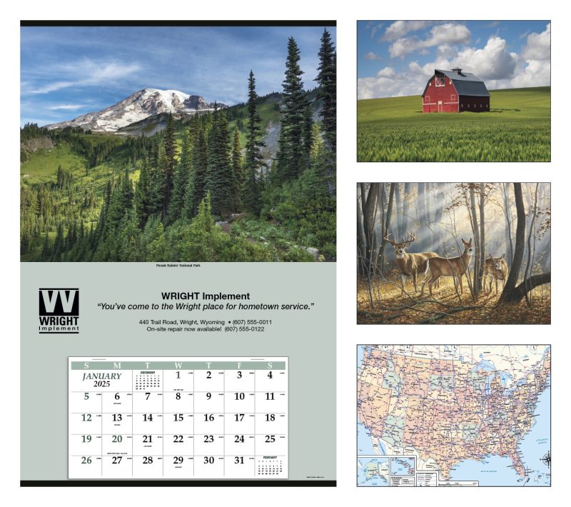 Custom Triumph® Calendars Jumbo Hanger (12-Month) Calendar - 5
