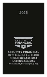 Custom Triumph® Calendars Monthly Pocket Planner - 3