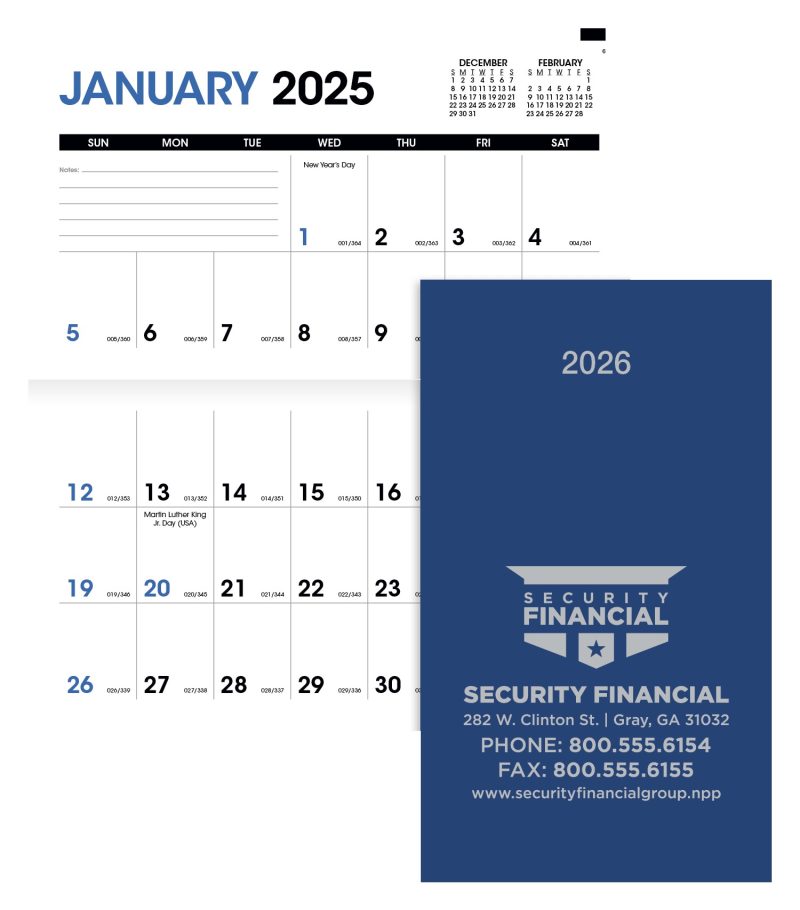 Custom Triumph® Calendars Monthly Pocket Planner