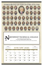 Custom Triumph® Calendars Presidents Hanger 12-Month Calendar