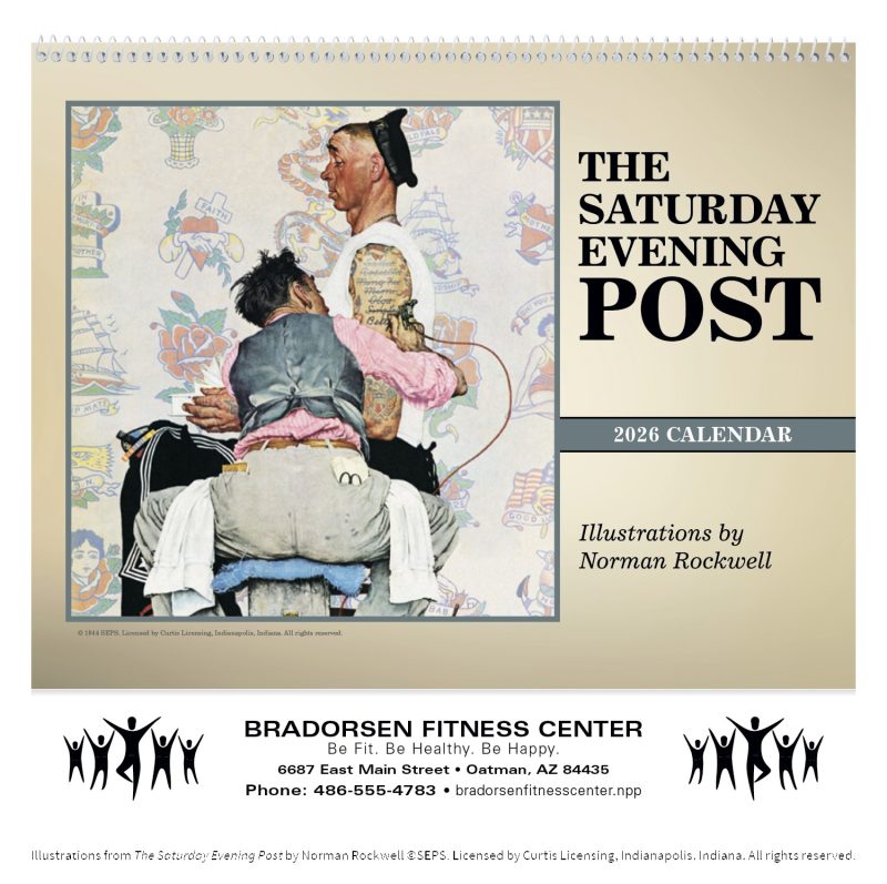 Custom Triumph® Calendars The Saturday Evening Post Deluxe Pocket Calendar - 1