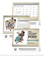 Custom Triumph® Calendars The Saturday Evening Post Large Desk Calendar