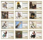 Custom Triumph® Calendars The Saturday Evening Post Large Desk Calendar - 4