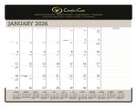 Custom Triumph® Calendars Vinyl Desk Pad - 1